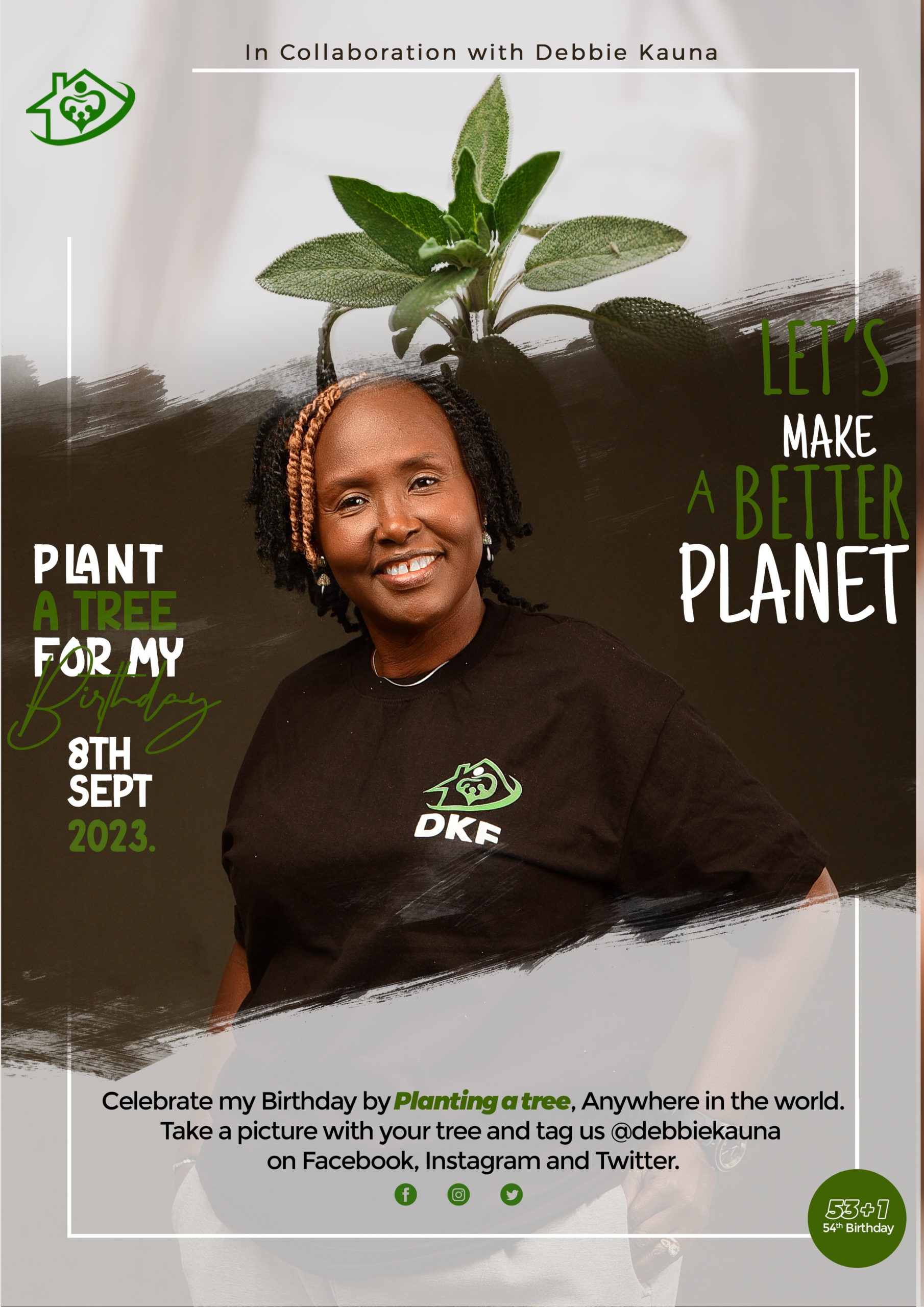 Celebrate Deborah Birdling By Planting Trees For A Sustainable Future.